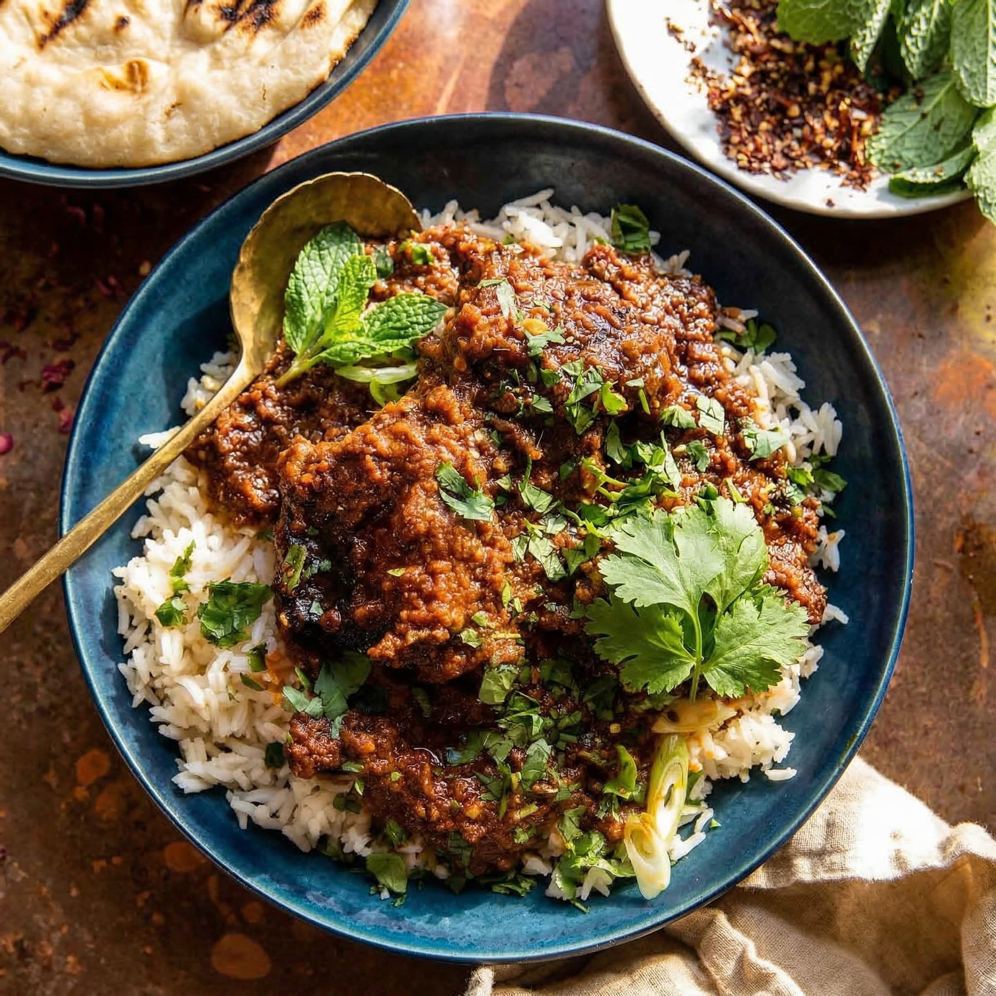 Coconut Beef Curry with Jasmine Rice