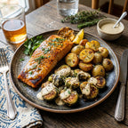 Honey Mustard Glazed Salmon