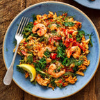 Prawn Orzo with Harissa