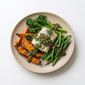 Barramundi with Vegetables and Chimichurri