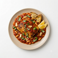 Barramundi in White Bean and Tomato Sauce