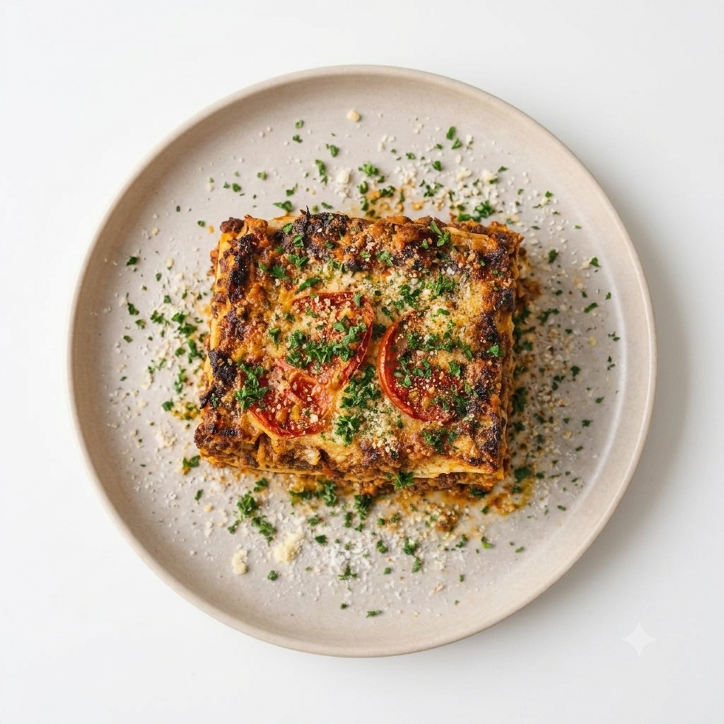 Home-baked Beef Lasagna