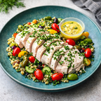 Mediterranean Poached Chicken