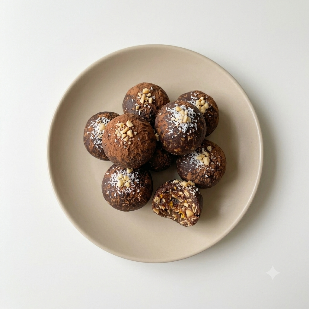Dark Chocolate & Orange Protein Balls
